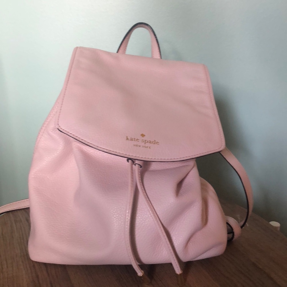 Blush pink Kate Spade backpack